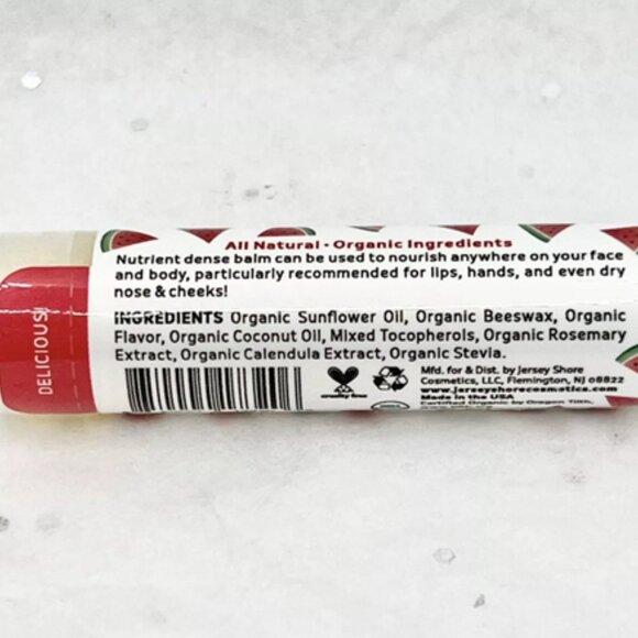 Jersey Shore Cosmetics Watermelon Lip Balm Moisture Rich Hydrating NEW - Picture 2 of 2